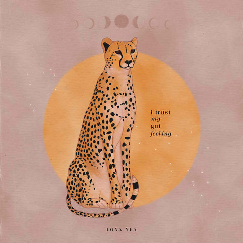 Krafttier Gepard Fine Art Print